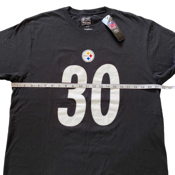 NWT Pro Line NFL Pittsburgh Steelers James Conner #30 Black T-Shirt Size Large - Picture 5 of 9